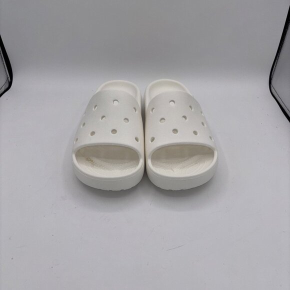 CROCS Classic Crocs Slide Slip-On Unisex Size M7 / W9 White - Picture 2 of 7